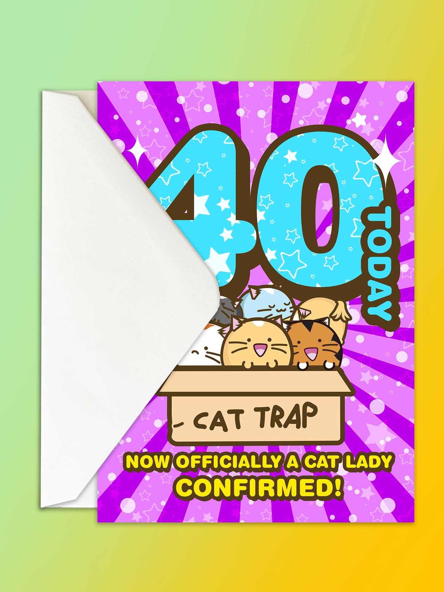 40 Years old Birthday Card