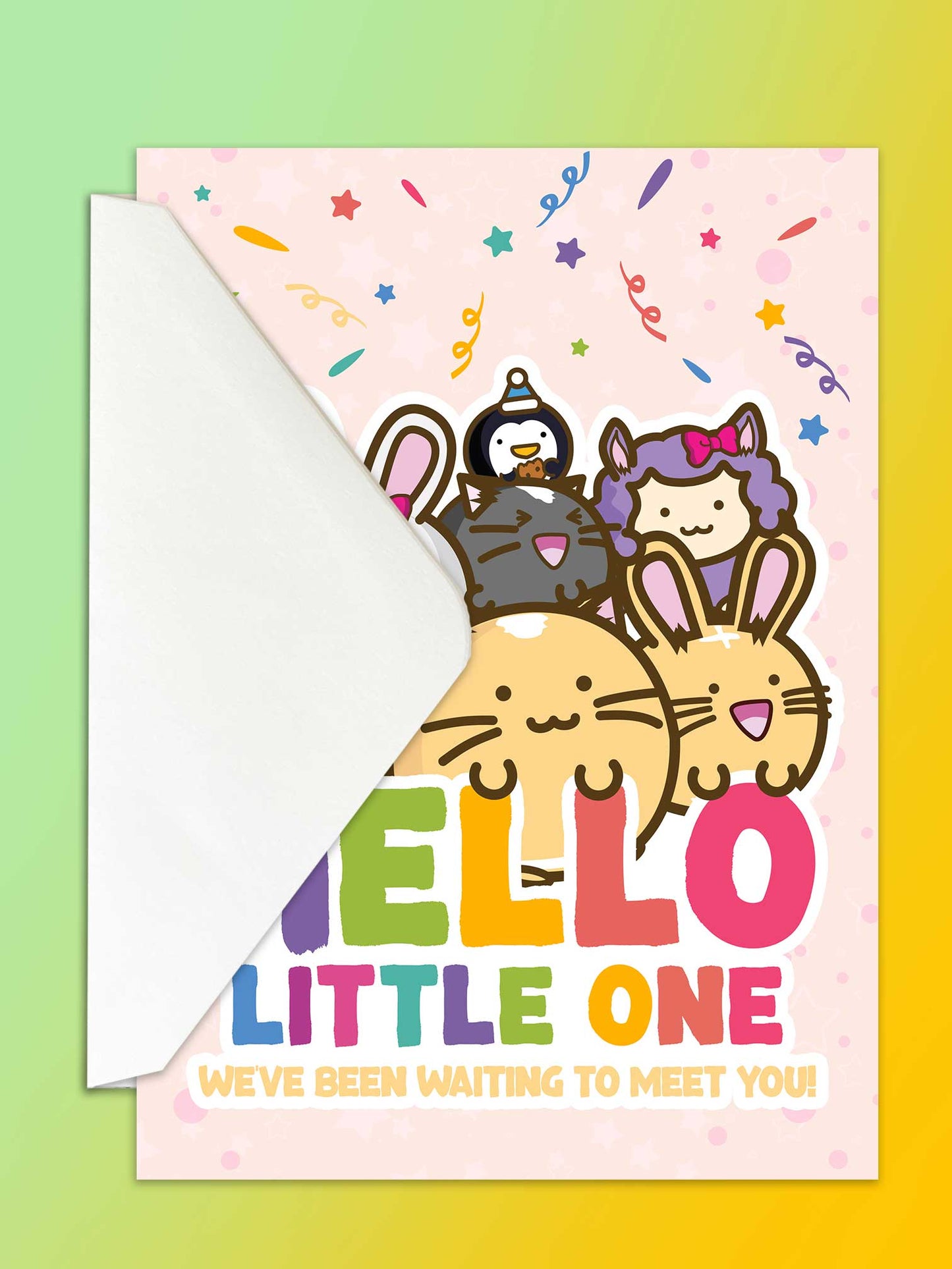 Hello Little One We've Been Waiting To Meet You! Card