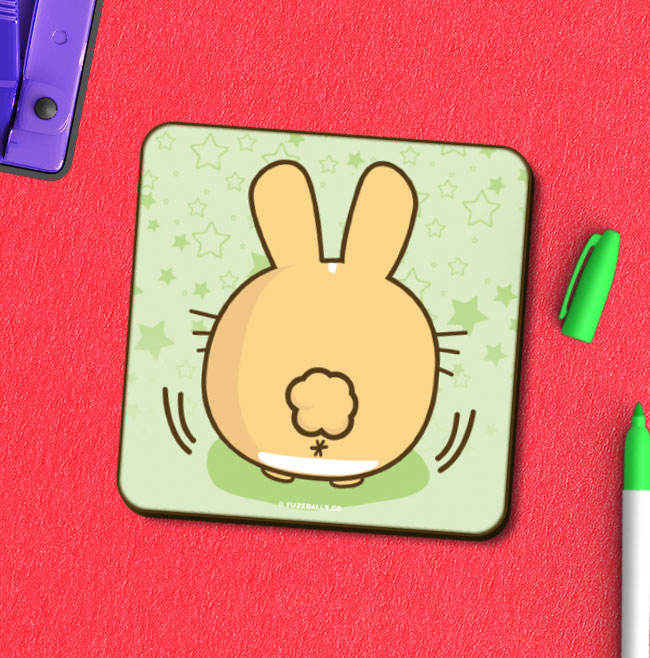 Bunny Butt Coaster