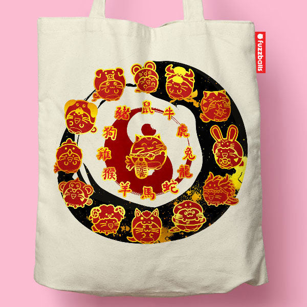 Chinese Zodiac Tote Bag