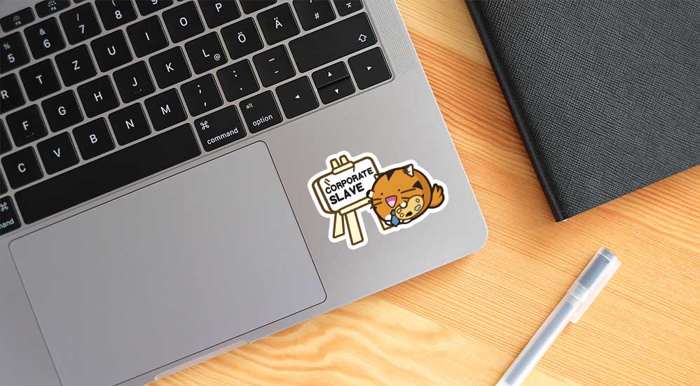 Corporate Slave Vinyl Sticker