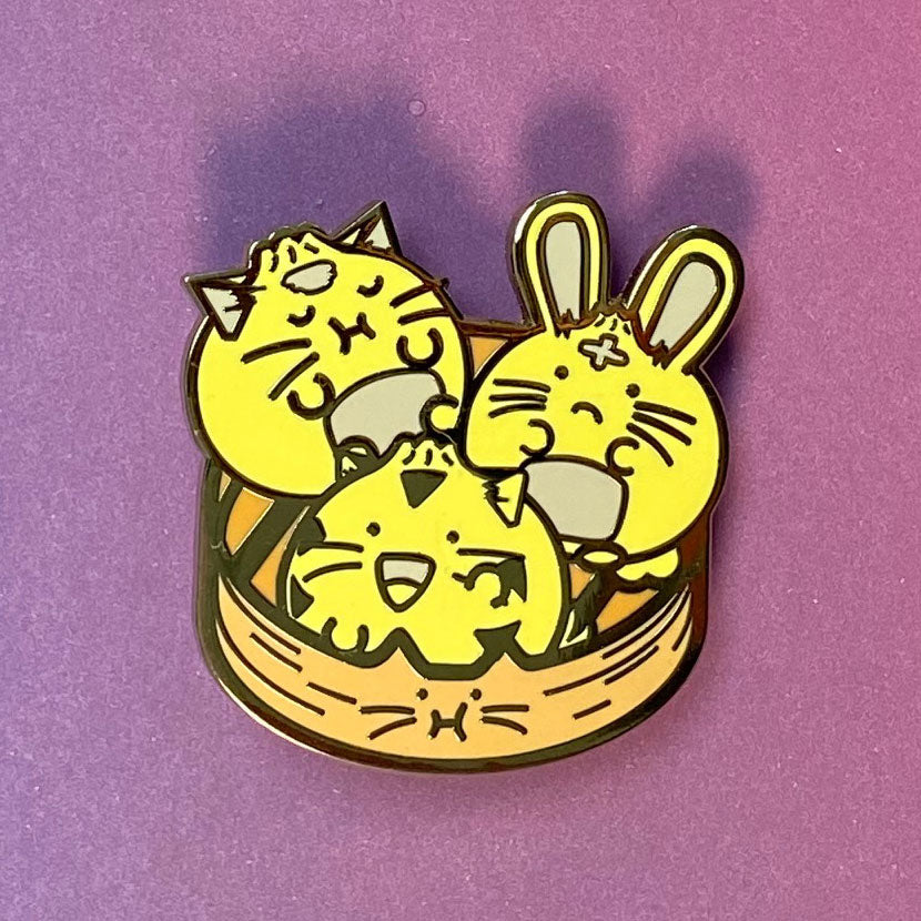 What To Eat Enamel Pin