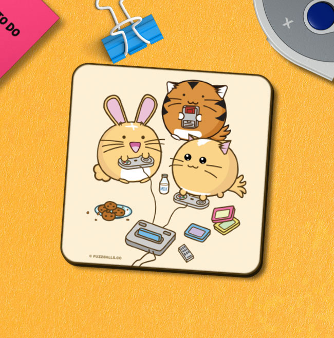 Fuzzballs Video Games Coaster