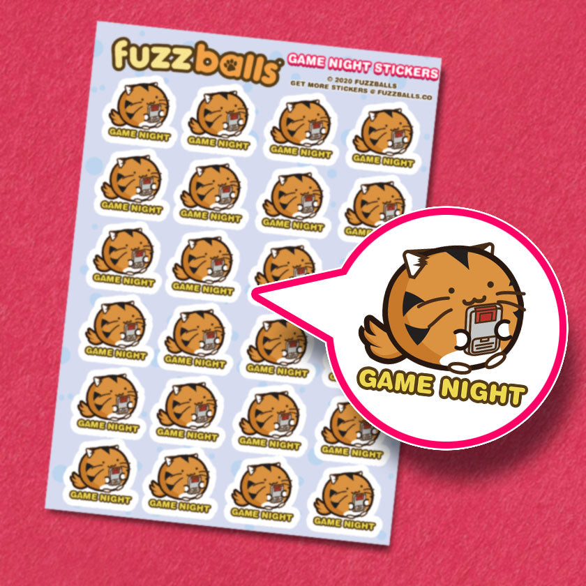 Game night Sticker Sheet