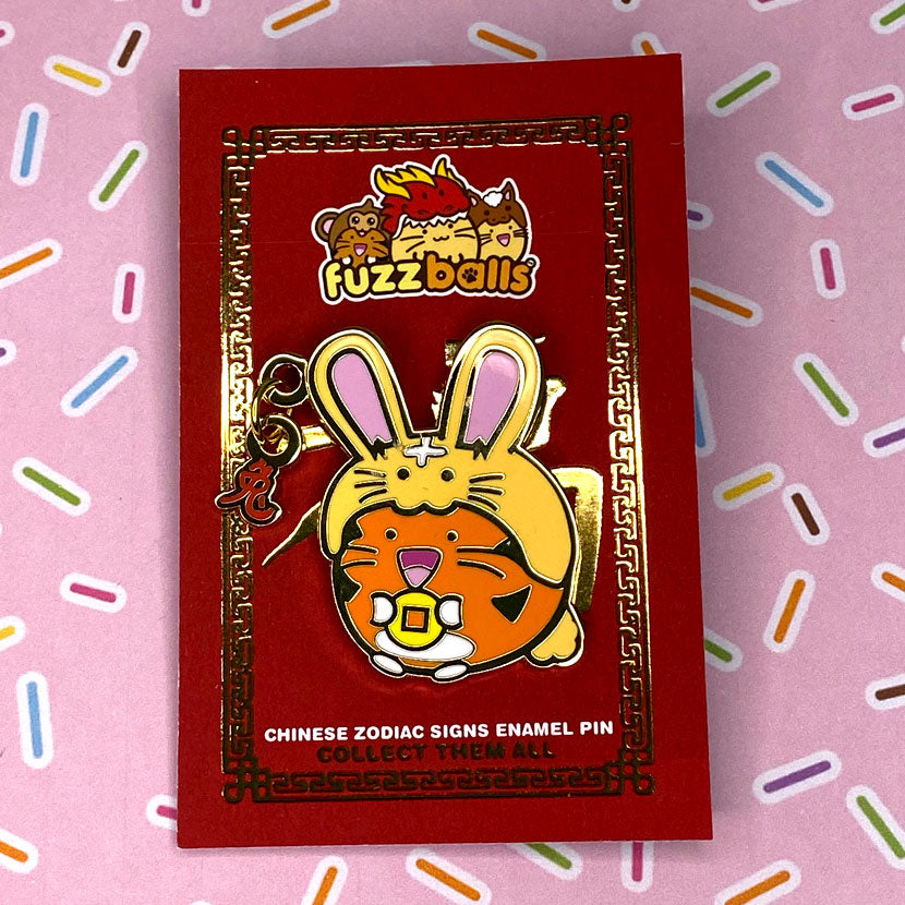 Rabbit lunar new year Enamel Pin