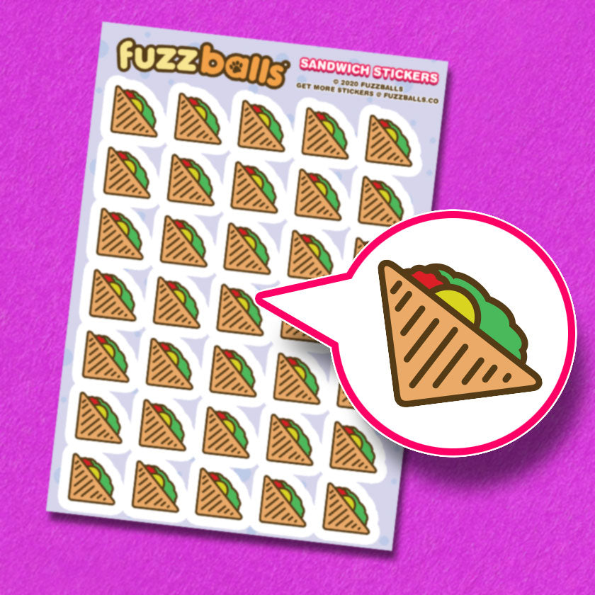 Sandwich Sticker Sheet