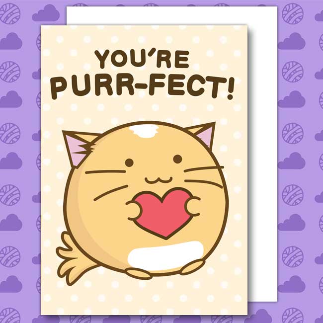 You're Purr-fect Card