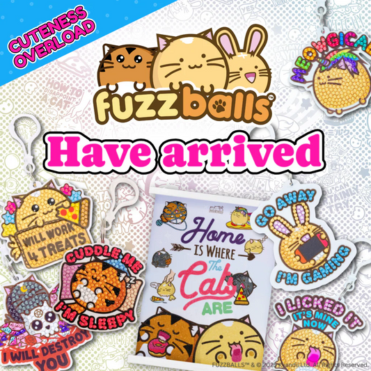 Craft Buddy X Fuzzballs bag charms launched!