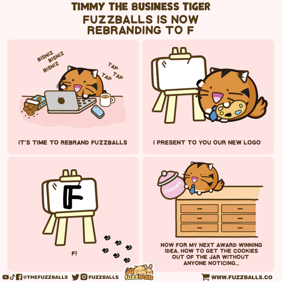 Timmy the Business Tiger: Fuzzballs rebrands to F