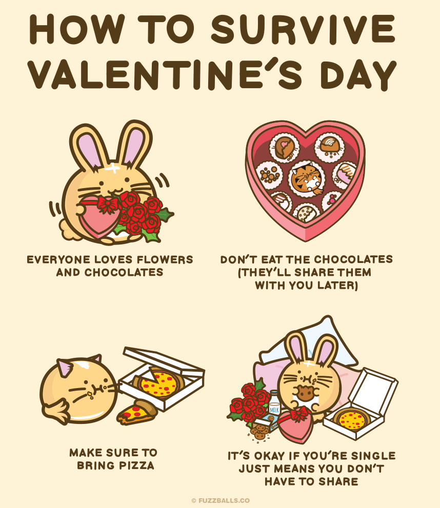 How to survive valentine's day