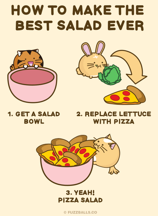 How to make the best salad ever – Fuzzballs