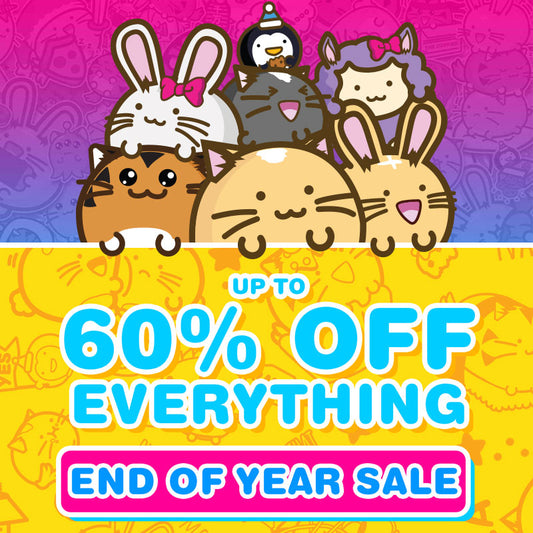 Up to 60% off everything end of year sale!