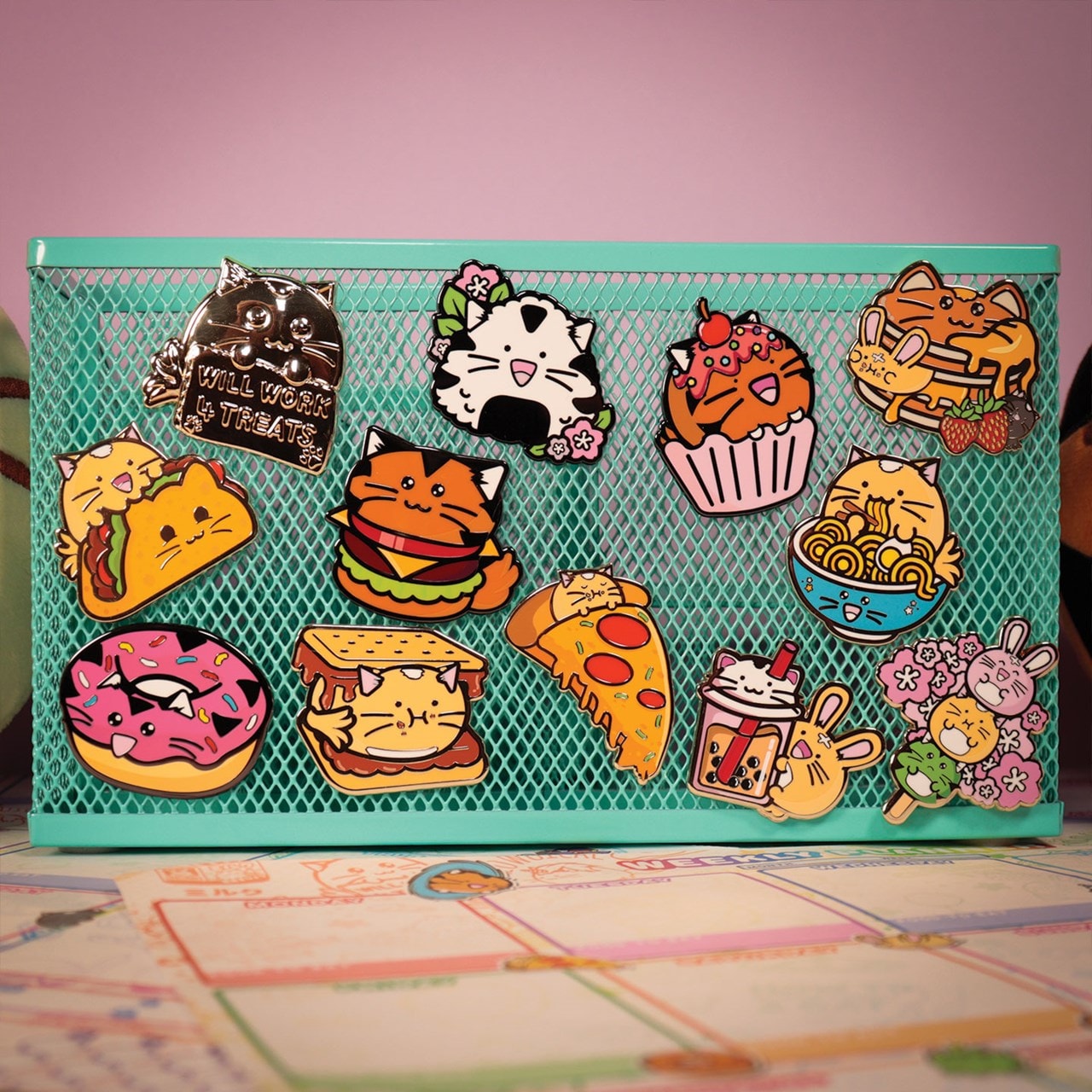 Junk Food Crew Mystery Enamel Pins