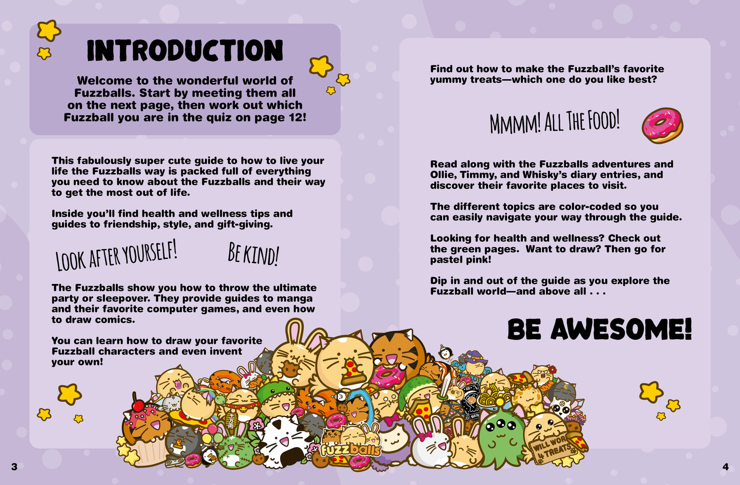 Fuzzballs Guide to a Super Cute Life Activity Book