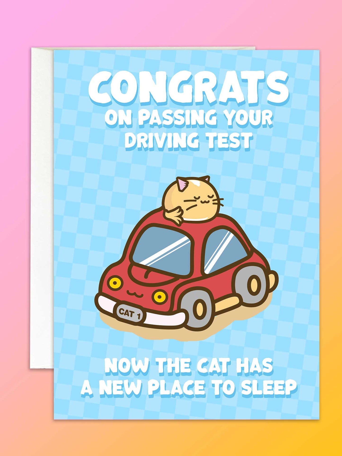 Congrats on passing your driving test Fuzzballs Card
