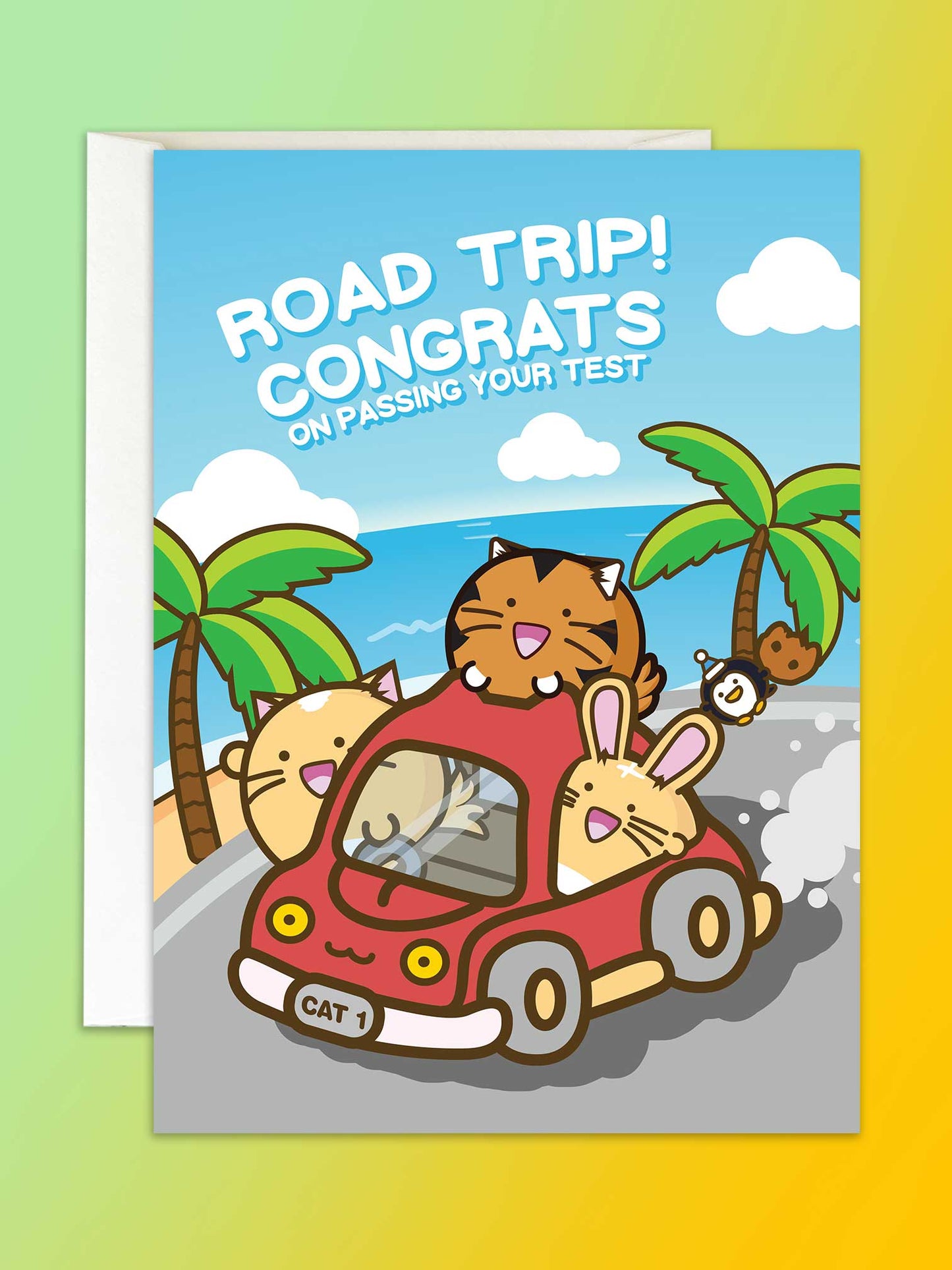 Congrats on passing your driving test Road Trip Card