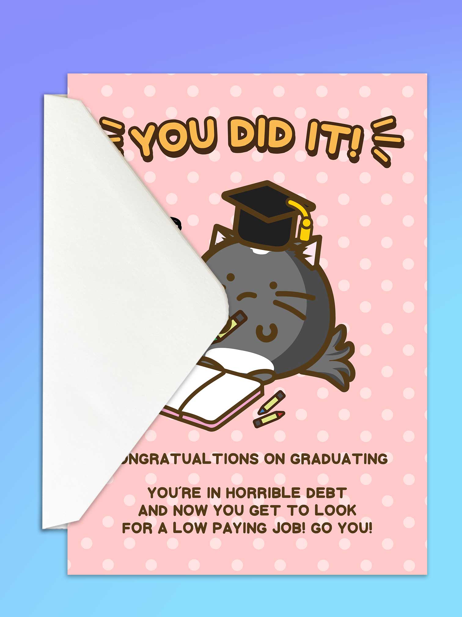 Pusheen cat graduation online