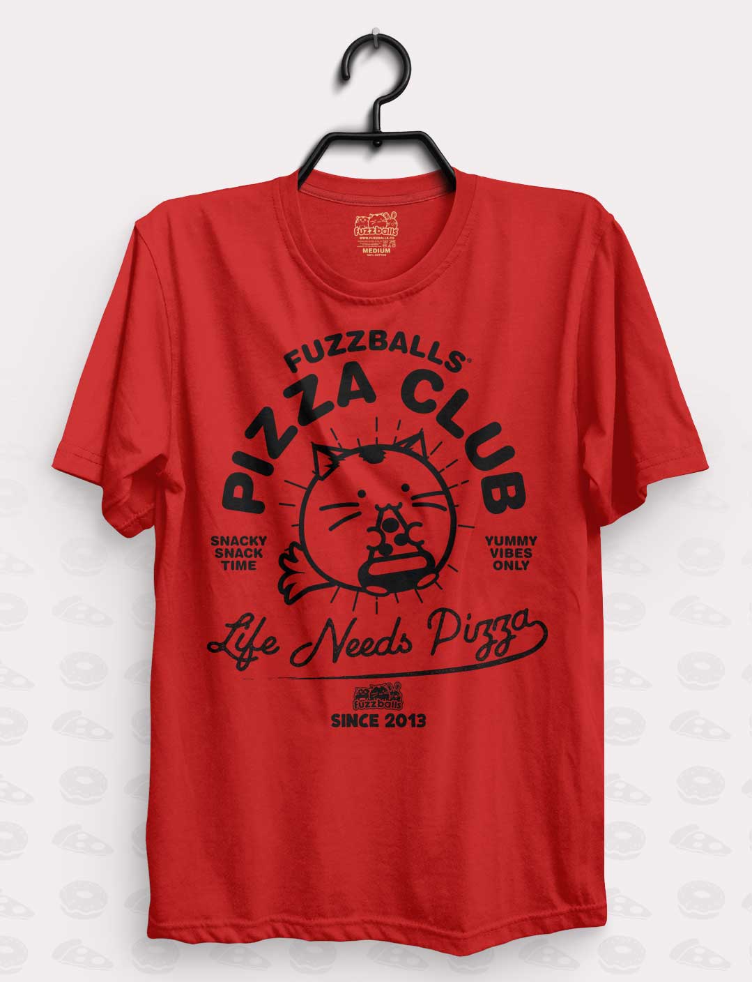 Fuzzballs Pizza Club T-Shirt