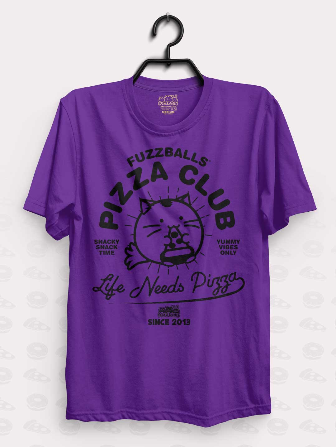 Fuzzballs Pizza Club T-Shirt