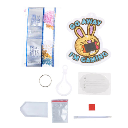 Go Away I'm Gaming Crystal Art Bag Hang