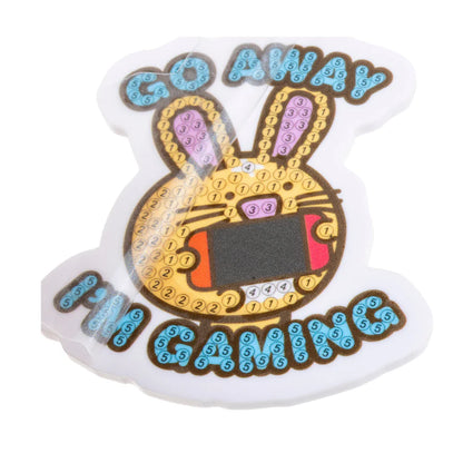 Go Away I'm Gaming Crystal Art Bag Hang