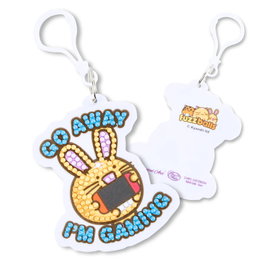 Go Away I'm Gaming Crystal Art Bag Hang