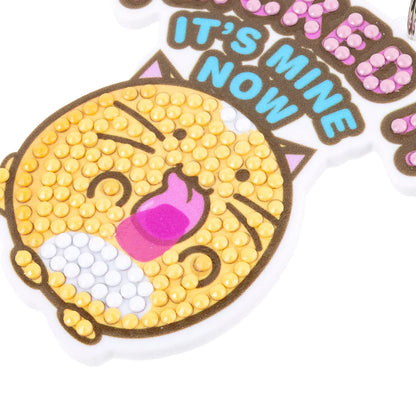 I Licked It It's Mine Now Crystal Art Bag Hang
