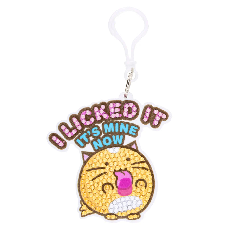 I Licked It It's Mine Now Crystal Art Bag Hang