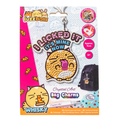 I Licked It It's Mine Now Crystal Art Bag Hang