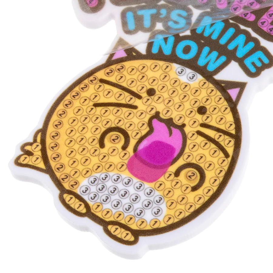 I Licked It It's Mine Now Crystal Art Bag Hang