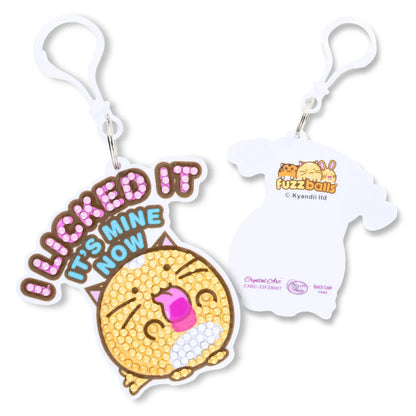 I Licked It It's Mine Now Crystal Art Bag Hang