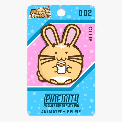 Ollie Bunny Augmented Reality Enamel Pin