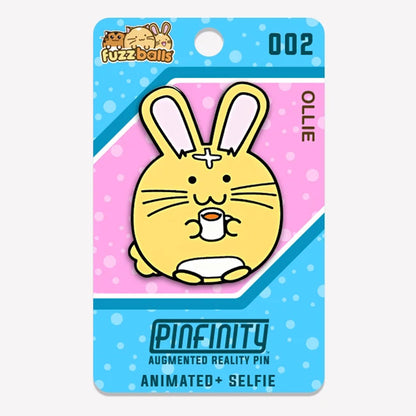 Ollie Bunny Augmented Reality Enamel Pin