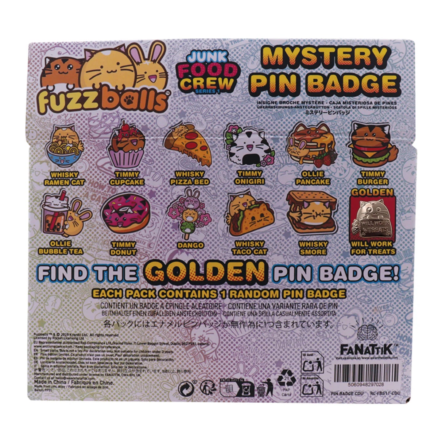Junk Food Crew Mystery Enamel Pins