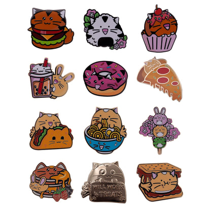 Junk Food Crew Mystery Enamel Pins