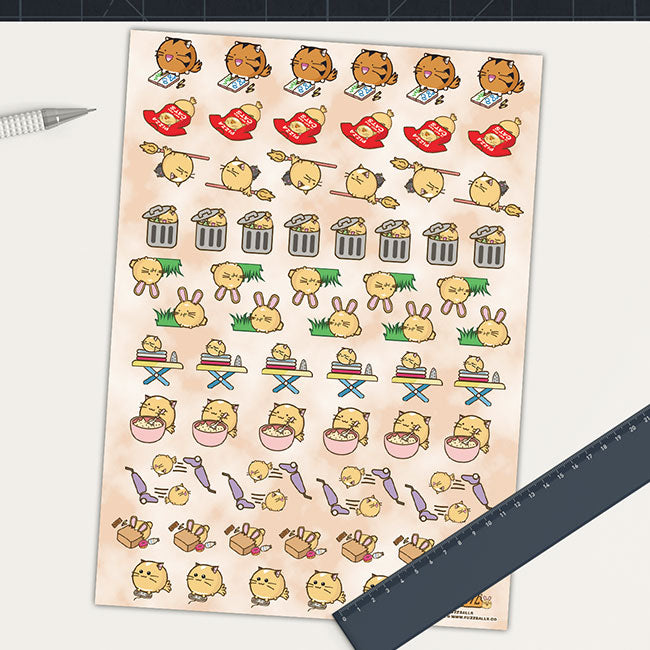 Chore Sticker Sheet