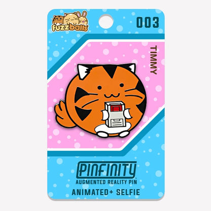 Timmy Tiger Augmented Reality Enamel Pin