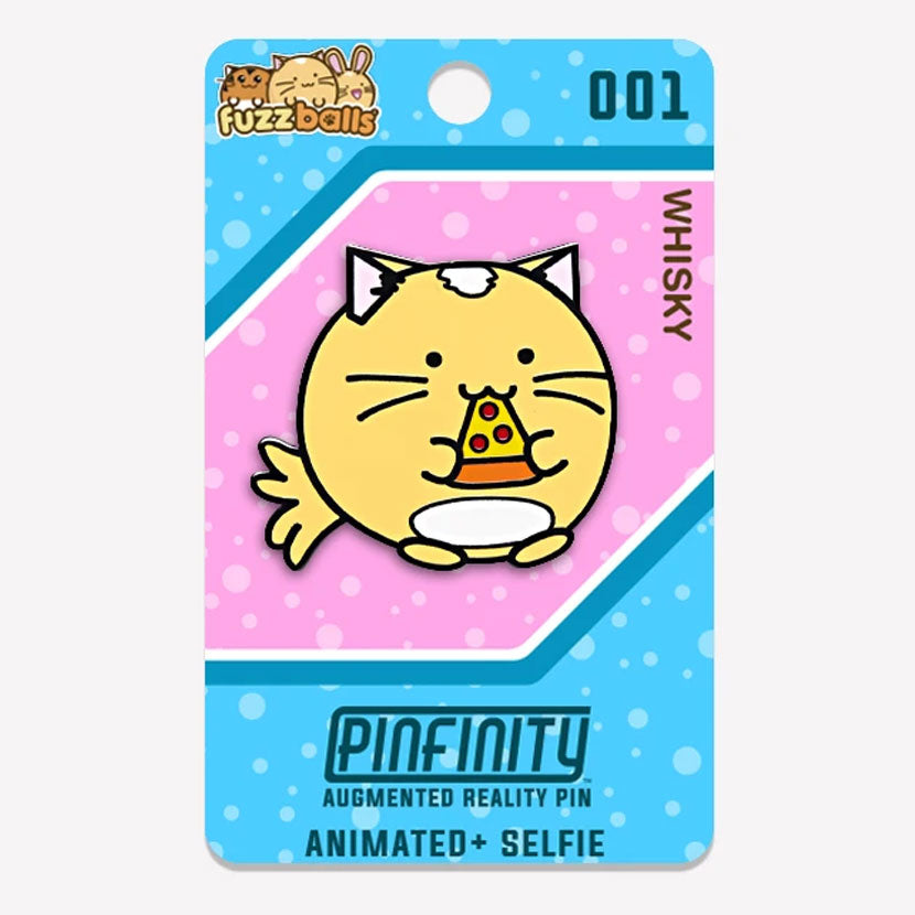 Whisky Cat Augmented Reality Enamel Pin
