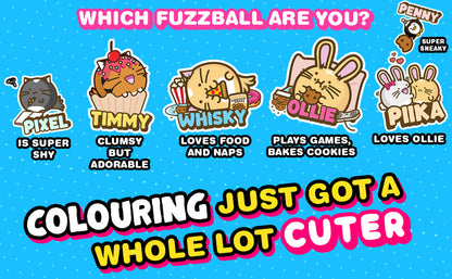 Fuzzballs Super Cuteness Overload Colouring Book