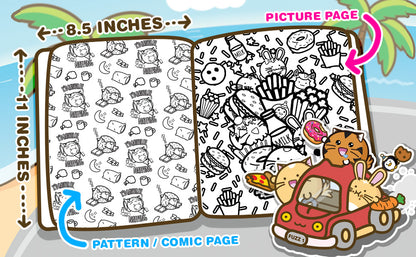 Fuzzballs Super Cuteness Overload Colouring Book