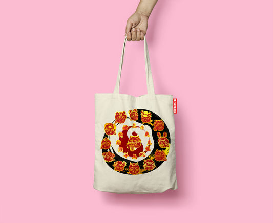 Chinese Zodiac Tote Bag