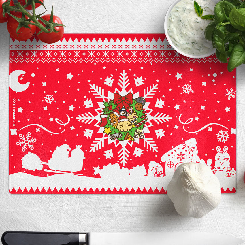 Christmas Snowflake Limited Edition Chopping Board