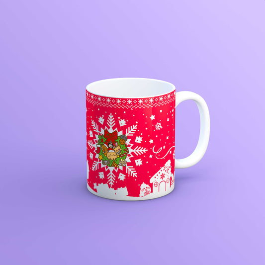 Christmas Wreath Jumper Mug