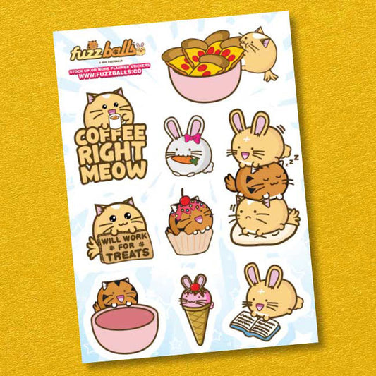 Coffee and treats Planner Sticker Sheet