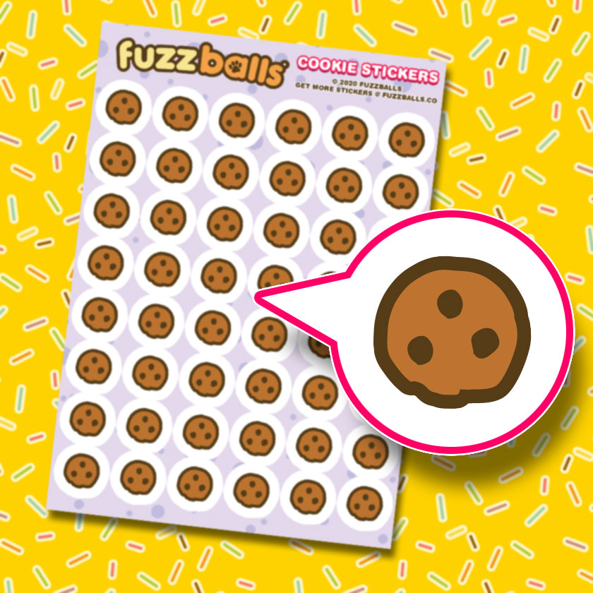 Cookie Sticker Sheet