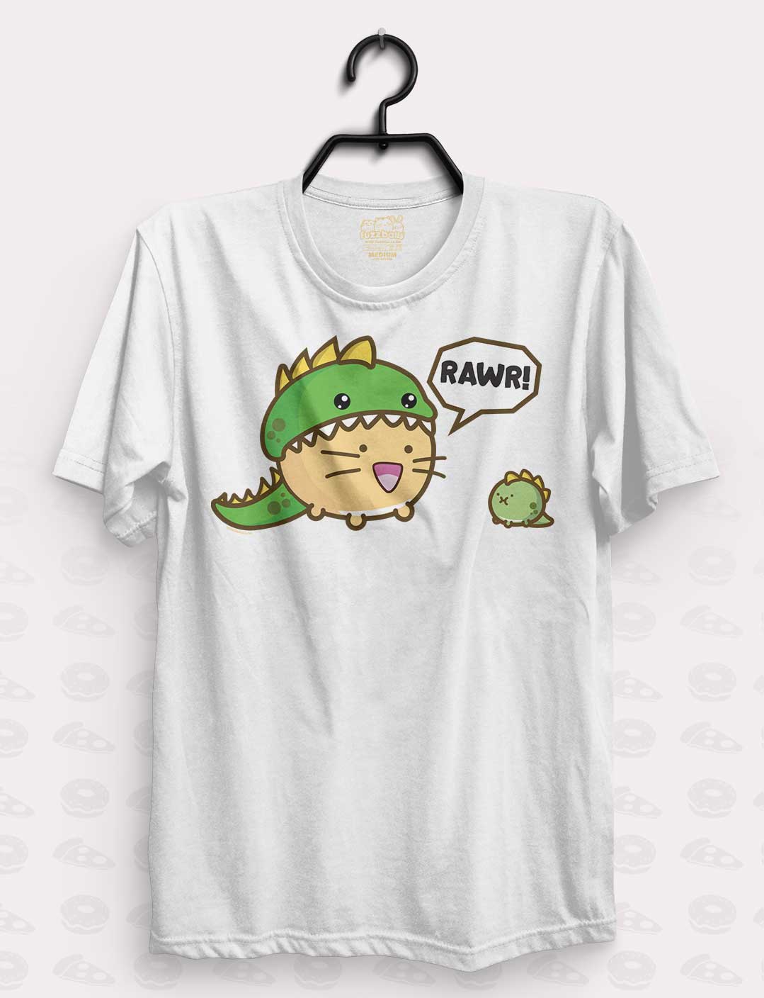 Dino Cat Rawr Shirt