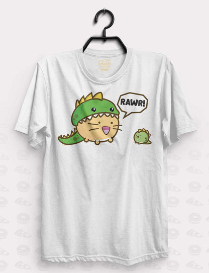 Dino Cat Rawr Shirt