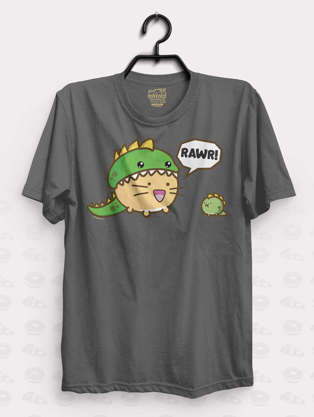 Dino Cat Rawr Shirt