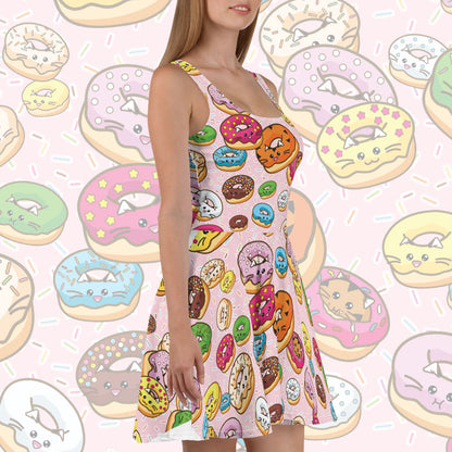 Donut cat tiger Dress