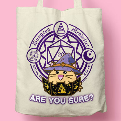Dungeon Master Are You Sure? Tote Bag